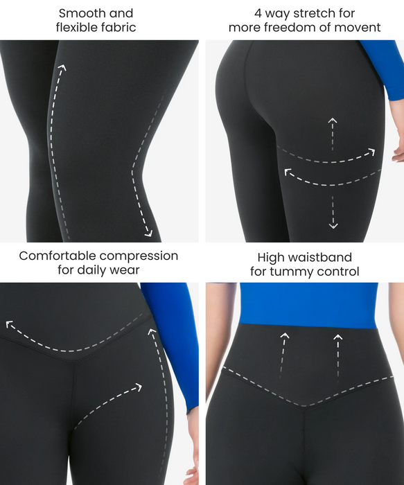 Compression and Abdomen Control Basic Skinny Fit Legging — CYSM