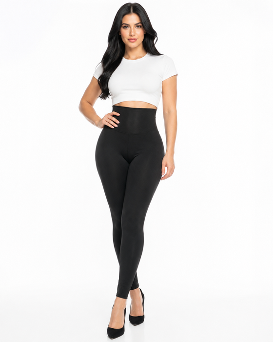 Shaping Leggings Pants Style 1099 —High-Rise Waistband, Tummy Control & Natural Butt Lift