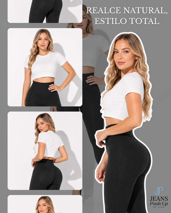 Shaping Leggings Pants Style 1099 —High-Rise Waistband, Tummy Control & Natural Butt Lift