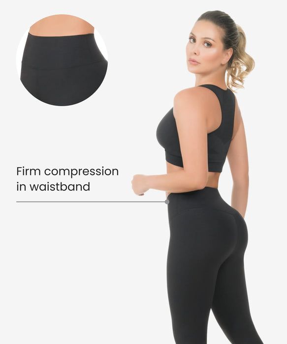 Compression and Abdomen Control Basic Skinny Fit Legging