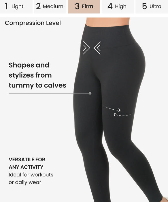 Compression and Abdomen Control Basic Skinny Fit Legging