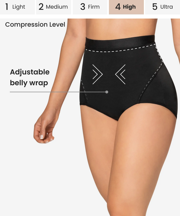 Buy Crownette Womens Shapewear Panty Light Control Support Tummy Panel  Shaper Brief Online at desertcartCyprus